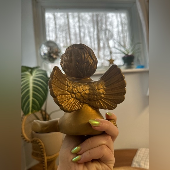 Gold cherub - Picture 4 of 5